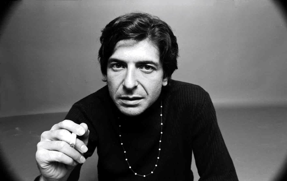 BazookaJoeDJ's tweet photo. Remembering Canadian singer, songwriter, poet, and novelist Leonard Cohen on his birthday (September 21, 1934 – November 7, 2016). https://t.co/hTPqIFne0S
