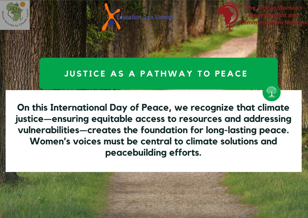 jennygoodwaters's tweet photo. Support organizations working to address the climate-conflict-displacement nexus and amplify the voices of women leaders. Women and girls should be present in climate decision-making processes to ensure that their unique perspectives and experiences are reflected in policies. https://t.co/7bOR6ltBFI