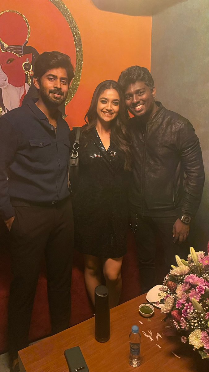KeerthyOfficial's tweet photo. Happy Birthday to my boys @Atlee_dir and @am_kathir  
Wishing you both an awesome year ahead! Keep killing it as always! 🤗❤️ https://t.co/aMRYFQpP8U