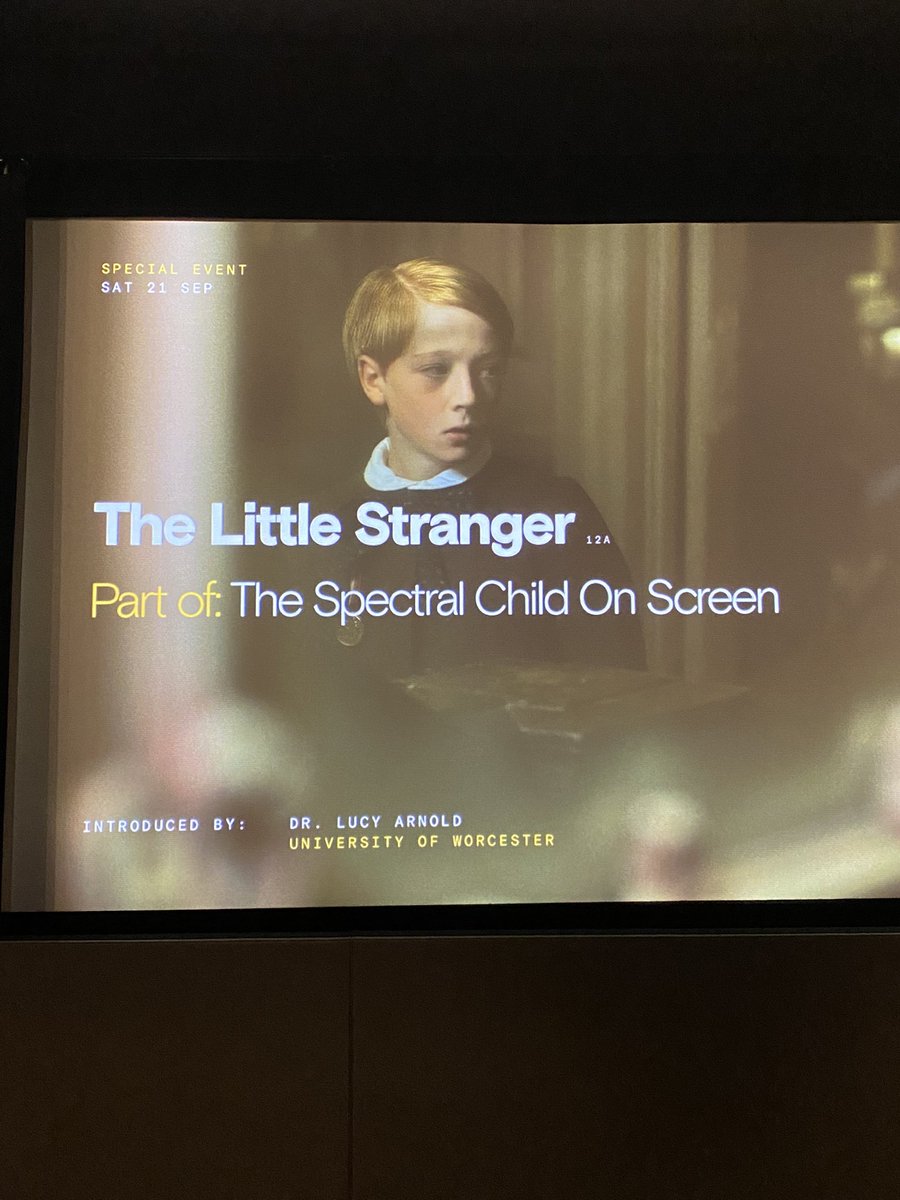 HauntingIssues's tweet image. Such a pleasure to introduce our final screening for the Spectral Child on Screen series. Abrahamson’s ‘The Little Stranger’ remains profoundly eerie, poignant and beautiful. Huge thanks to @HydeParkPH for collaborating with us.