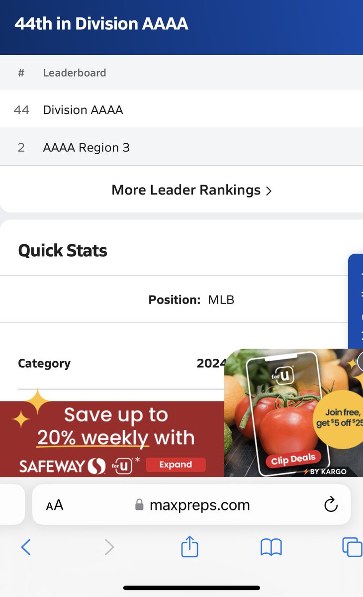 Climbing the ladder!! 1% better everyday!
<a href="/PatriotRecruits/">Northside Patriots FB Recruiting</a> <a href="/BigFaceSportss/">BigFaceSports, (Recruiting & Scouting)</a> <a href="/CoachBMFreeman/">Brycen Freeman</a> <a href="/Coach_AO/">Andrew Oropeza</a> <a href="/BVEvery/">Barry Every</a> <a href="/PrepRedzoneGA/">Prep Redzone Georgia</a> <a href="/RecruitGeorgia/">Recruit Georgia</a> @RivalsFriedman <a href="/NEGARecruits/">Northeast Georgia Recruits</a> <a href="/MaxPreps/">MaxPreps</a>