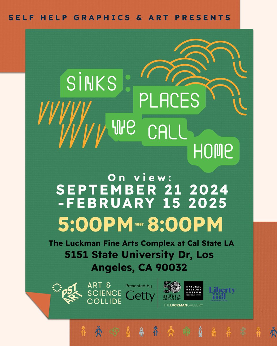 Our PST ART exhibition, Sinks: Places We Call Home, opens to the public today, September 21 from 5PM-8PM at Luckman Gallery <a href="/CalStateLA/">Cal State LA</a>. Read our latest newsletter with a site map and tips for your arrival. See you soon! selfhelpgraphics.com/campaigns/view…