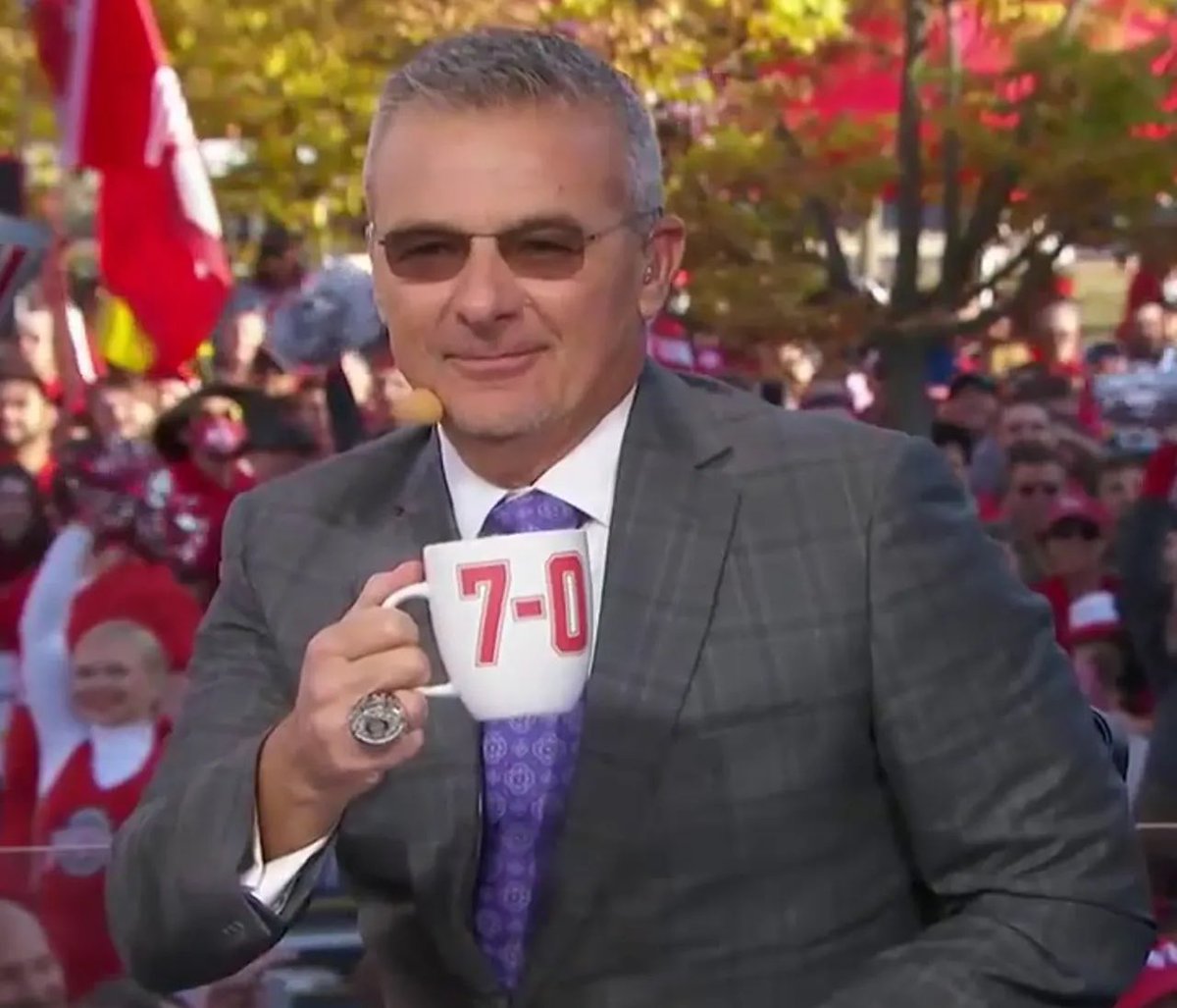 Urban Meyer saying “It’s not Natty or Bust. It’s always Rivalry Game or Bust” is why he is the greatest to ever do it.