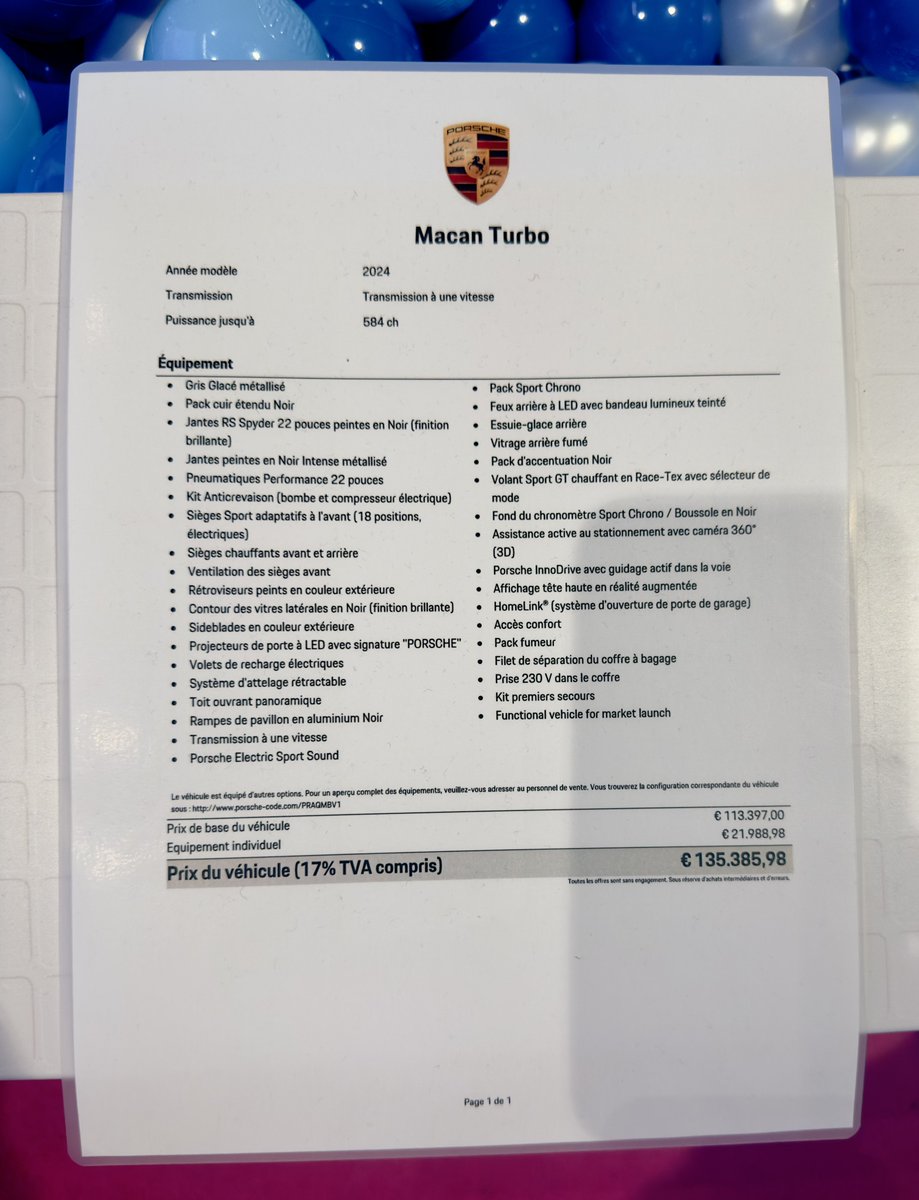 DriveGreen80167's tweet image. Porsche Macan Turbo
3.3s 0-100 km/h
260 km/h top speed
0 to 100 km/h
Maximum track speed
470 kW / 639 hp
Launch Control enabled
Price: €135,385.98

Is it worth the price for the specs you get?

#PorscheMacanTurbo #CarSpecs #PerformanceCars #TrackSpeed #LaunchControl #IsItWorthIt