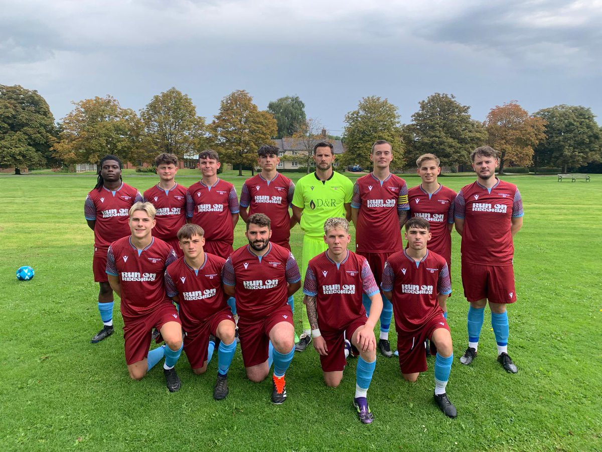 The boys showing off the new away kit today 🫡  <a href="/RunOnRecords/">Run On Records</a>