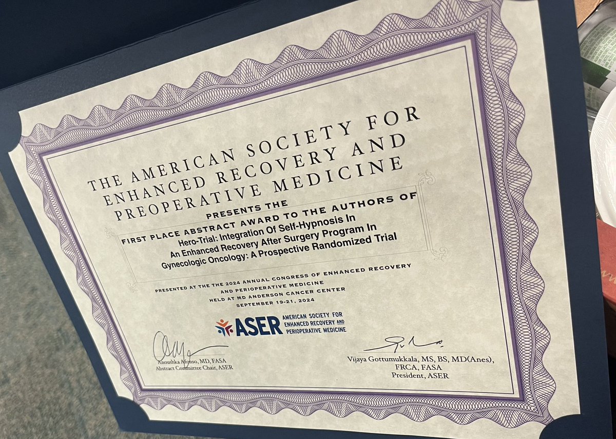 SolBasabe's tweet photo. 🥉3rd place for my first-author abstract and 🥇1st place for our team’s abstract at the American Society for Enhanced Recovery and Perioperative Medicine 2024 meeting 😁✨ #ASER2024 https://t.co/Z8z2tWtlK6