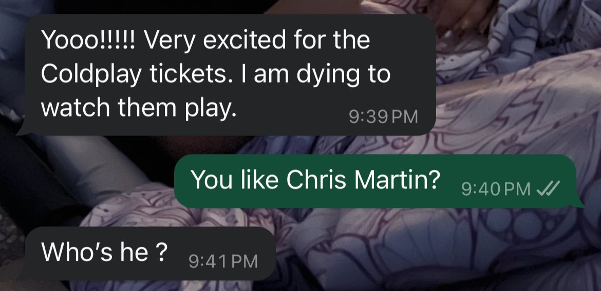 Die hard Coldplay fans: