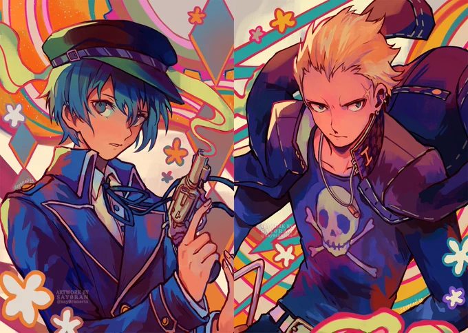 i love drawing persona!!! 