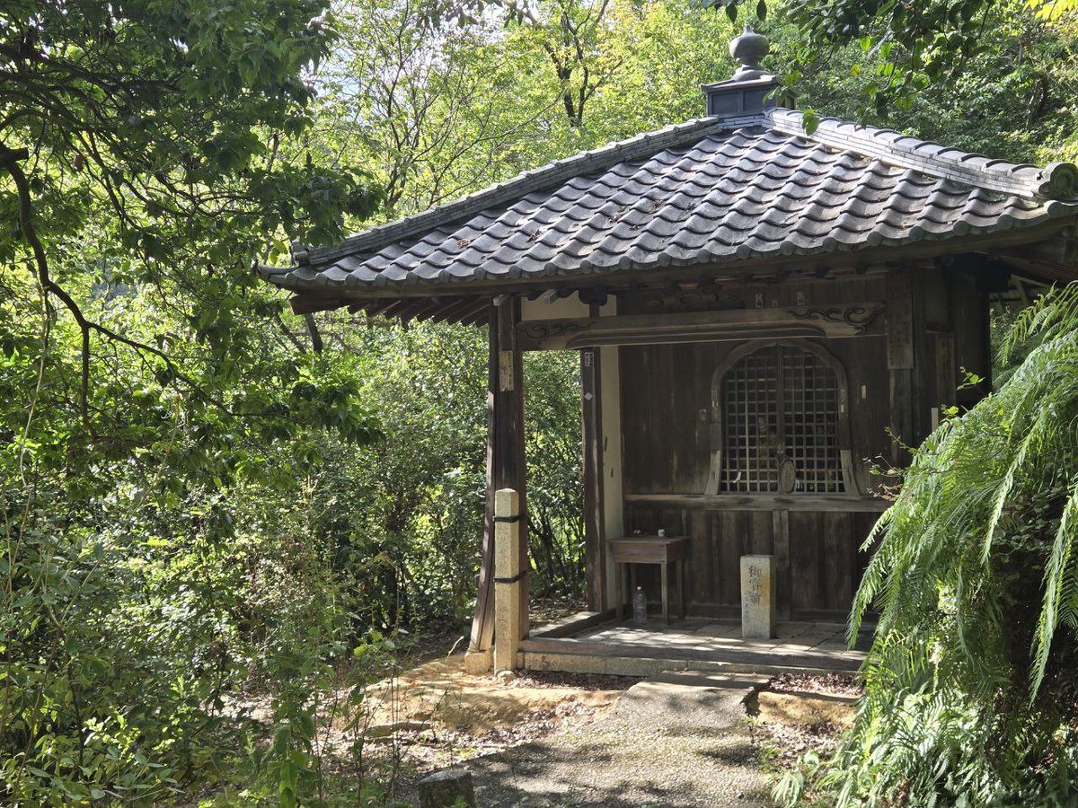 Davecko's tweet image. We hiked half the day up top a mountain on a pilgrimage to visit all 88 Buddhist temples north of Kyoto! It was 35C and humid, but was a deeply personal and spiritual experience - one I'll cherish forever.