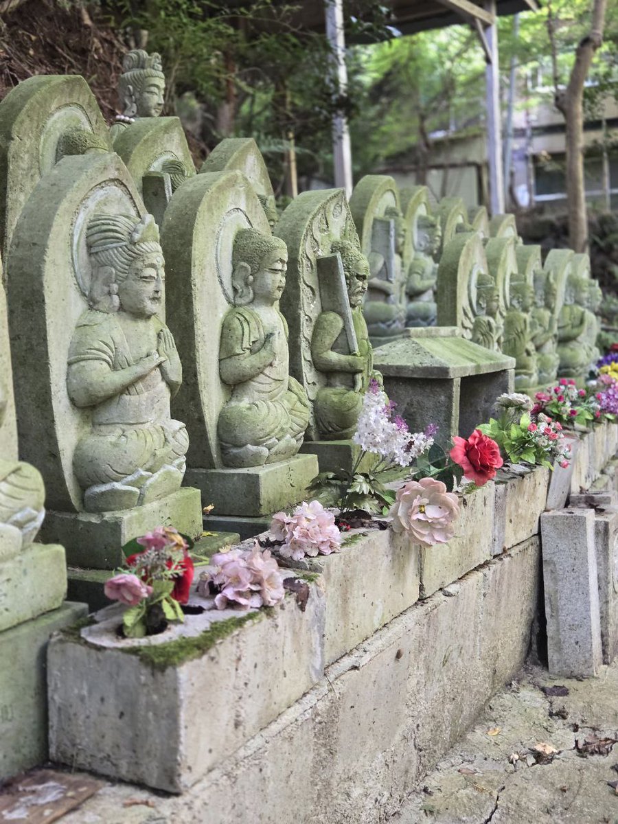 Davecko's tweet image. We hiked half the day up top a mountain on a pilgrimage to visit all 88 Buddhist temples north of Kyoto! It was 35C and humid, but was a deeply personal and spiritual experience - one I'll cherish forever.
