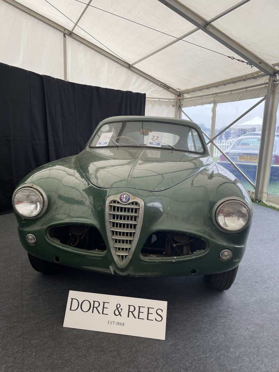 Marc_Allum's tweet photo. A few highlights from the Dore & Rees Classic Car Auction at the Castle Combe Autumn Classic race meet.
Love this 1952 Alfa Romeo C Sprint Coupe.
#castlecombe #doreandrees https://t.co/LCG0zG88Dw