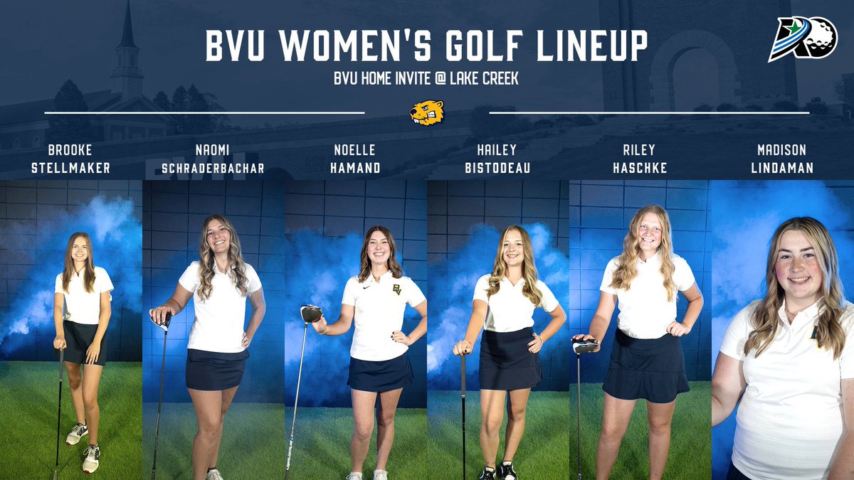 BVUGolf's tweet photo. ⛳️Home Invite Day!⛳️ 

The BVU Men’s and Women’s program are set to host a solid field on both sides this weekend at BVU Golf Course at Lake Creek! 

Live Scoring: https://t.co/UrYUjBrUiW https://t.co/cYBR7tLMPO