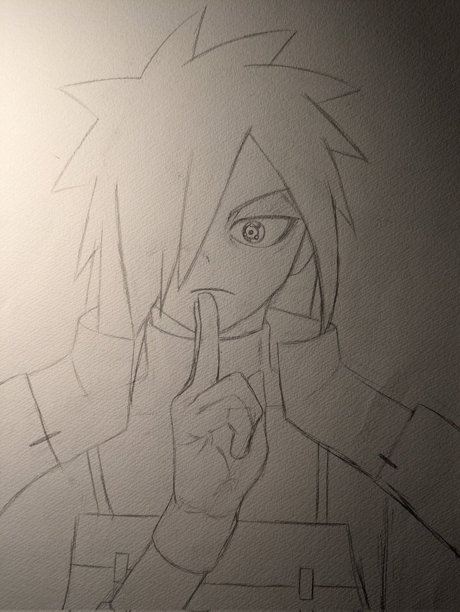 ヤバいめちゃくちゃ忘れてた！！💦
時間なさすぎてこれしか描けてなかったけど改めてNARUTO２５周年おめでとう！
#NARUTO 
#NARUTO25th