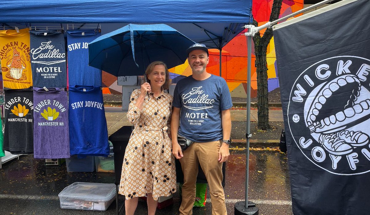 Exciting things happening all day long in Manchester! Manchester Citywide Arts Festival, CelebrateEd, and Granite State ComicCon. The rain is letting up, so be sure to come downtown! #NHPolitics