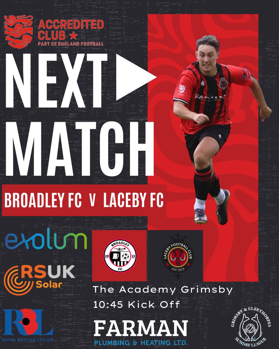 First team action away from home tomorrow against <a href="/BroadleyFC/">Broadley FC</a> 🦣
