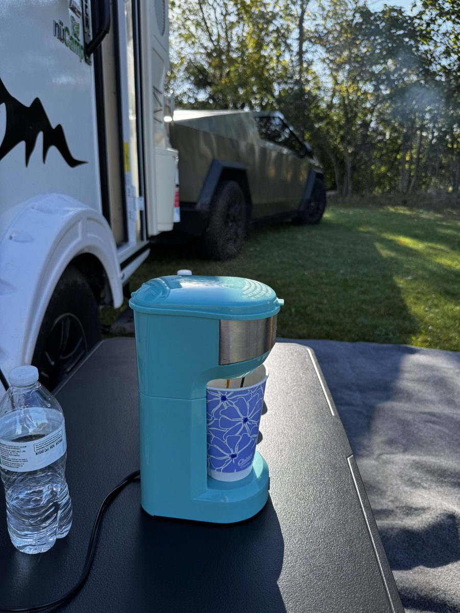 dominustweet's tweet photo. @elonmusk For fun drive one through rural America

#cybercoffee https://t.co/ulLti5pamD