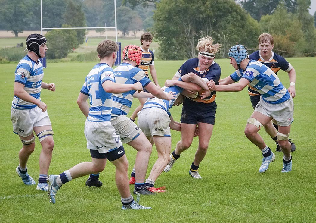 strath_sport's tweet photo. 6️⃣ excellent fixtures with @EdAcadSport this morning 🏉🙌

Great to see of impressive performances &amp; competition across all the fixtures 👏#StrathRugby #StrathSport #ConferenceRugby https://t.co/jGJJgWW0dm