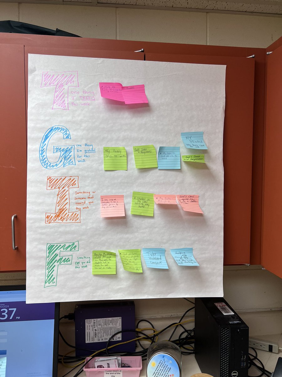 Be thankful everyday.