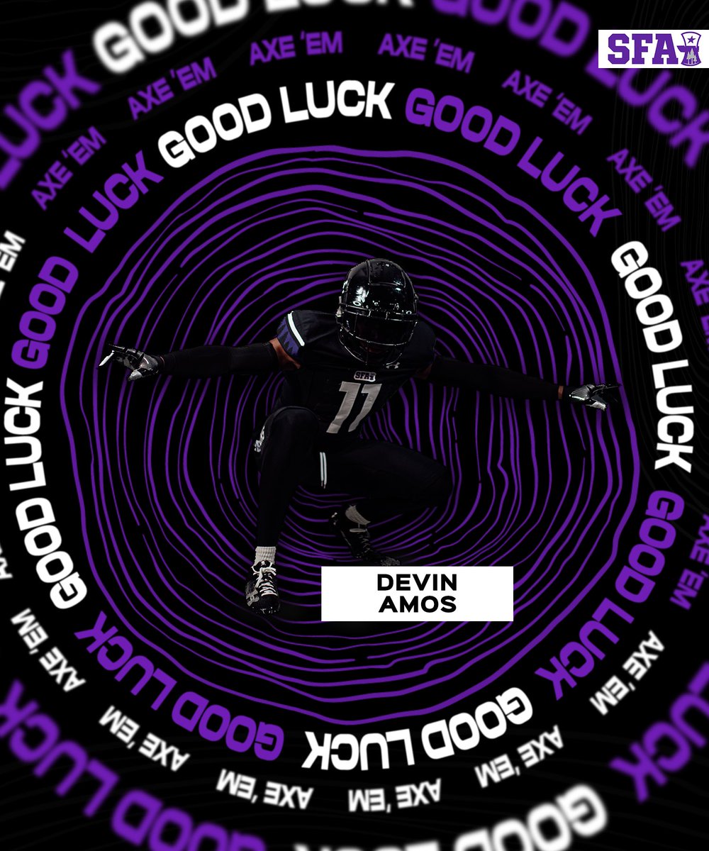 Thank you <a href="/SFACoachGraf/">Garrett Graf</a> for the love!!