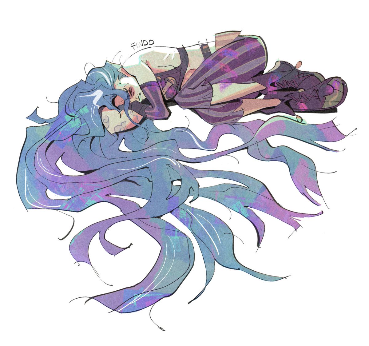 ジンクス(リーグ・オブ・レジェンド) 「#arcane  」|FINDOのイラスト