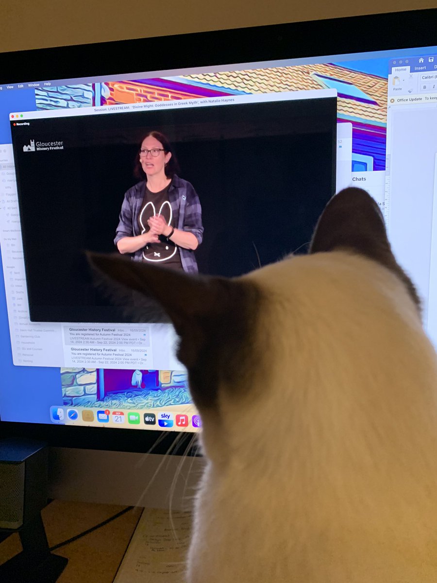 RiverGarden's tweet photo. I wasn’t the only one fascinated by tonight’s brilliant livestream lecture from @officialnhaynes  @GlosHistFest https://t.co/gI9ktzeia2