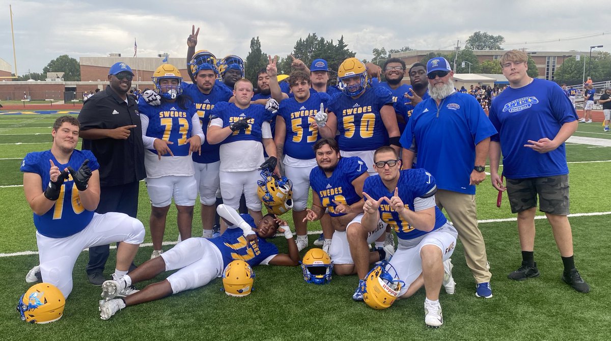Incredibly proud of this group! OL leads the way! 🇸🇪