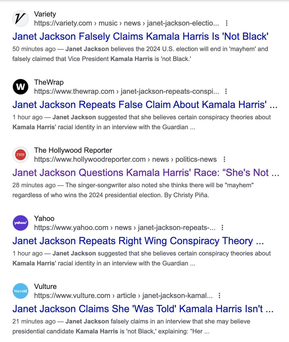 TimRunsHisMouth's tweet photo. Janet Jackson questioned Kamala's race and it broke the leftist media today. 🤣🤣🤣 https://t.co/pkHctJw4bx
