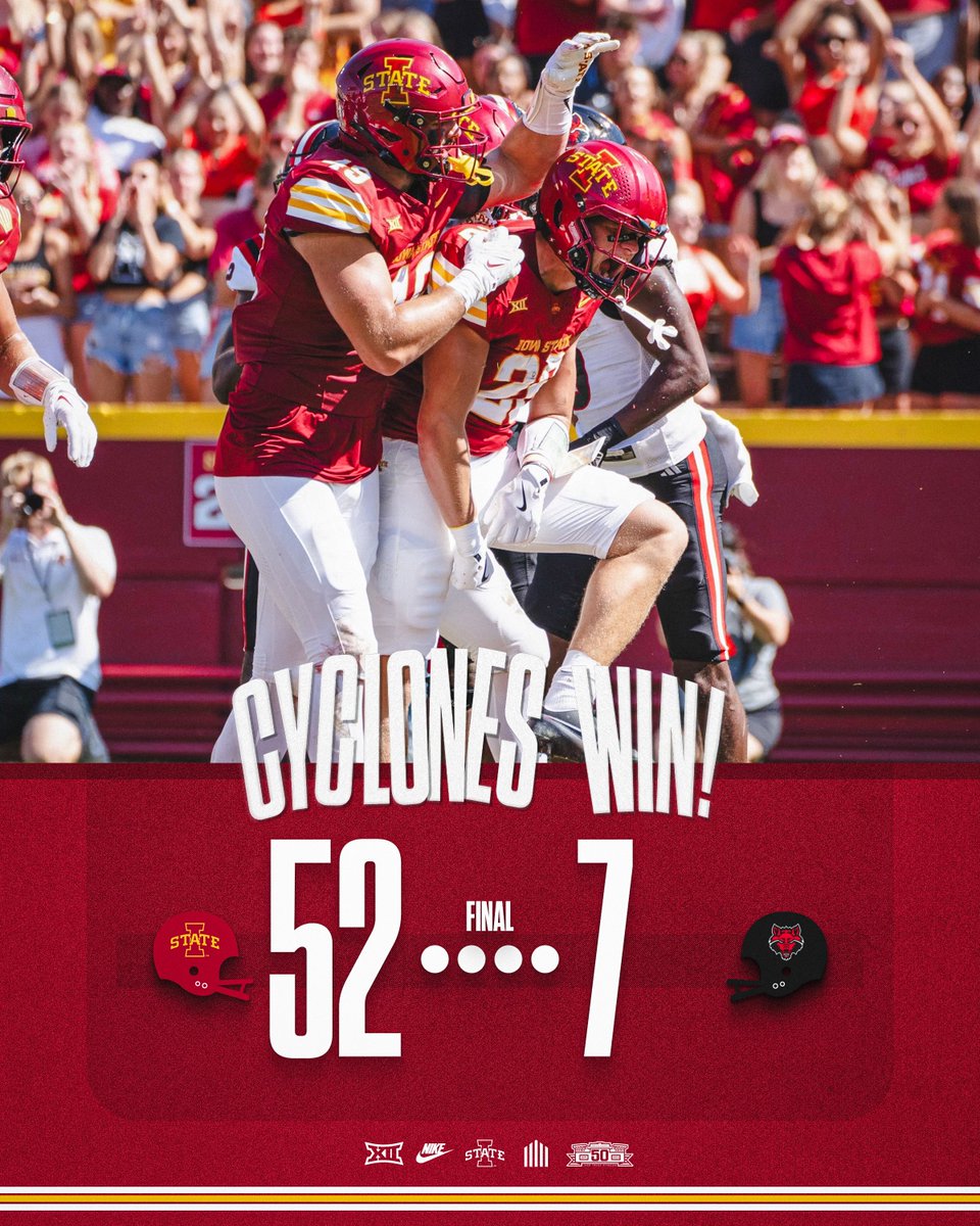 CycloneFB's tweet photo. 𝟯-𝟬

On to Big 12 play.

🌪🚨🌪 https://t.co/7uM9NdOMJo