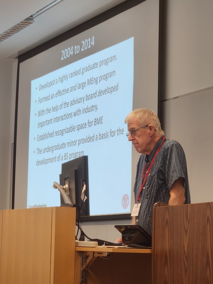 IsaacLeeLab's tweet image. 🎉 Congratulations to @CornellBME on 20 years of excellence! A special thanks to the visionary leaders who have guided us: Drs. Mike Shuler (2004-2014), @mchvdm (2014-2024), and @fischbcl17 (2024-Present). Excited for the future of #BME at Cornell!!