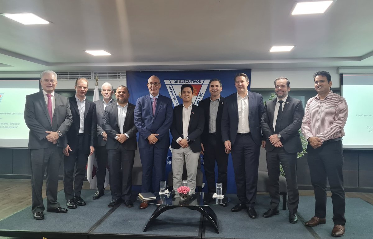 ahmed8507's tweet image. Muy productivo el conversatorio realizado en @Apedeorg sobre el TLC existente entre Panamá y Singapur.
Pudimos ver los resultados obtenidos y las estrategias para mejorar los beneficios que ofrece el tratado.
Gracias @lersheff , @JosiahChoy y a todos los que nos acompañaron.