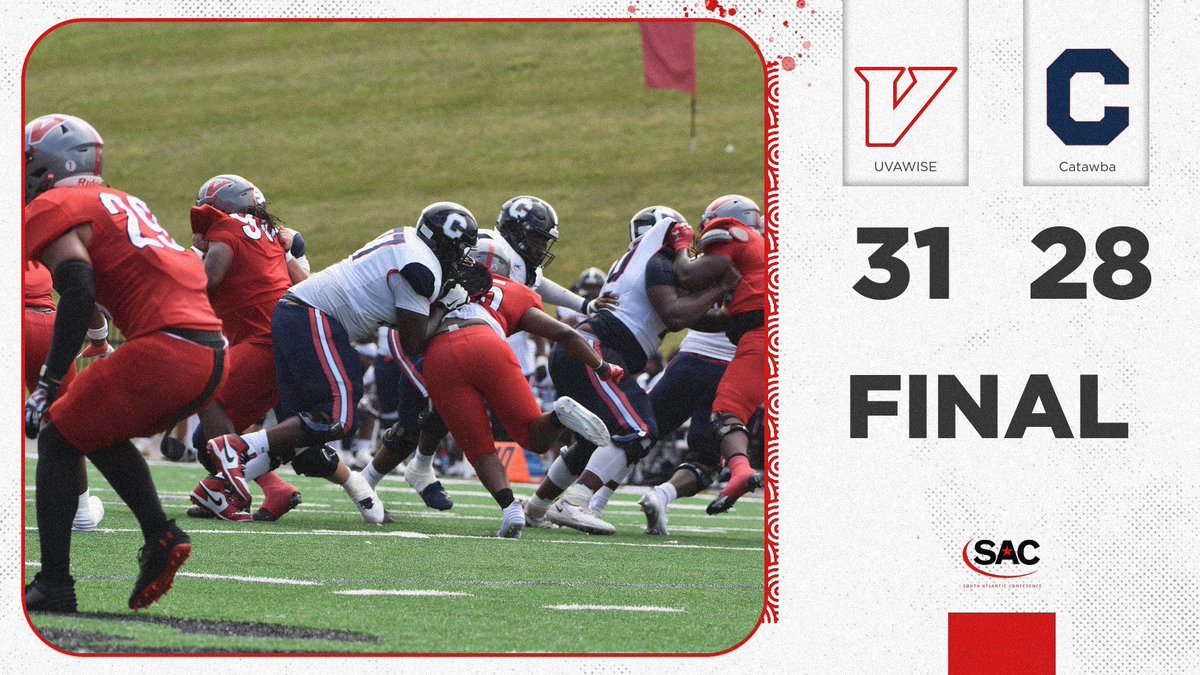 UVAWiseCavsFB's tweet photo. Victory feels sweet! We battled hard and came out on top against Catawba, 31-28! Let’s keep this momentum going! #PEWAV #FFF #HTR https://t.co/LydR72JyuL