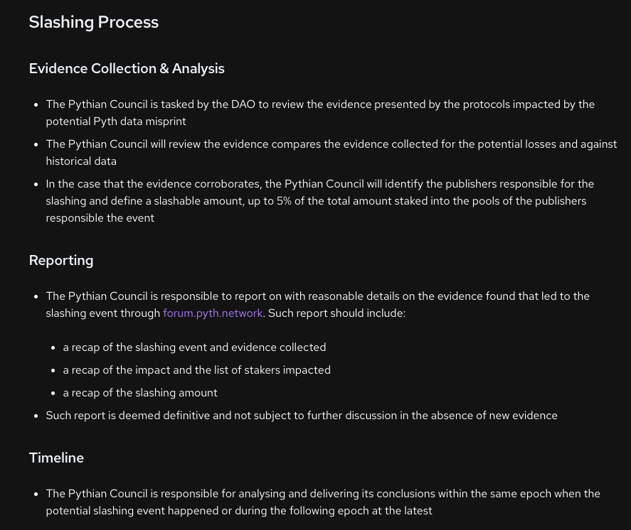 Pyth just introduced a new staking mechanic to secure their price feeds and it looks pretty neat.

I've been calling for some kind of economic stake tied to the integrity of data in the oracle supply chains for a while now, cool to finally see a project implement it.

I like how