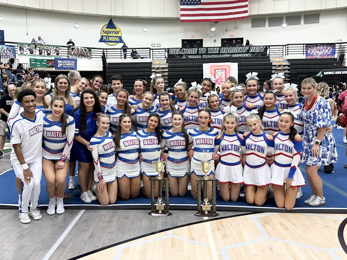 Clean 🧹 for Varsity and JV! Way to go Raiders! ❤️💙📣🥇<a href="/WaltonAthletics/">Walton Athletics</a>