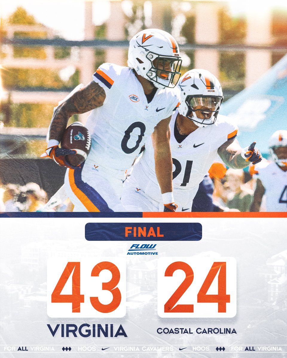 Never a doubt...HOOS WIN

#UVAStrong | #GoHoos⚔️