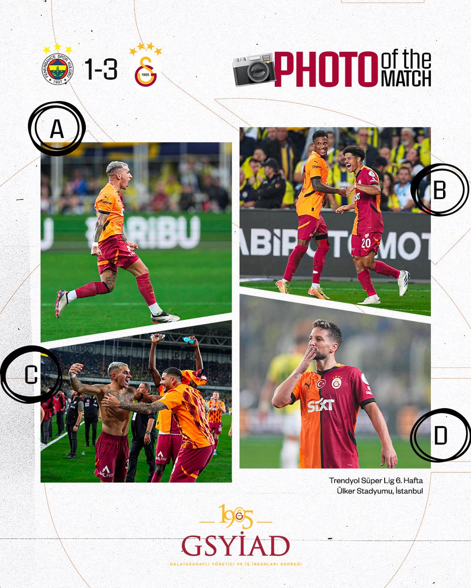 Zafer gecemizin en güzel sarı kırmızı karesini <a href="/1905gsyiad/">1905 GSYİAD</a>'ın katkılarıyla seçiyoruz. 💛❤️ 

Sizce hangisi? 🤔

#FBvGS