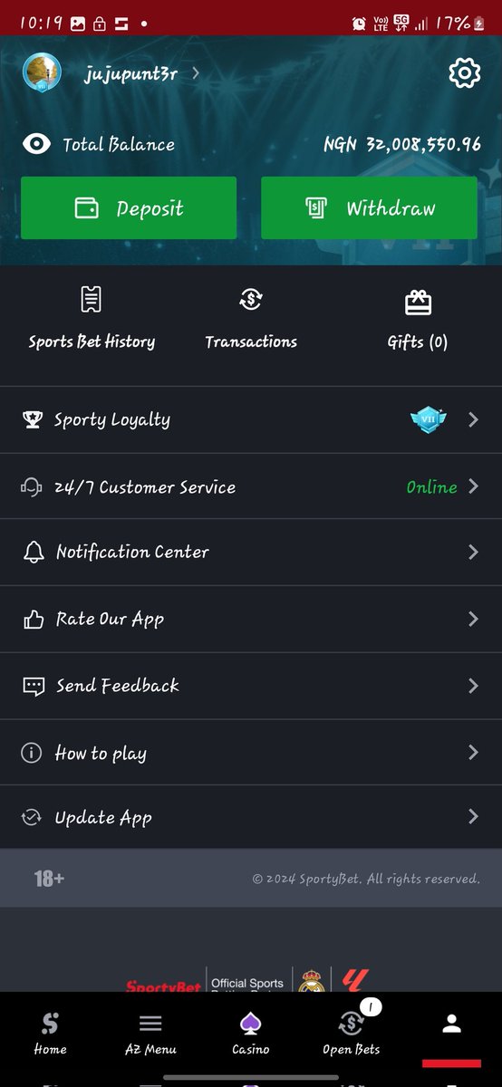 juwisegame's tweet photo. Made over 400,000,000 naira today from bookies with Livebet and bookings.
      🤑🤑💯❤️✅️🤑💯🐐❤️💥💥✅️✅️

 I don fes withdraw taya commot for sporty earlier today ✅️✅️

👉 And My Loyalty bonus keeps Increasing too 🤑🤑🤑🤑🤑

HIGHEST CUSTOMER 💯🐐 https://t.co/jHb359HBhm