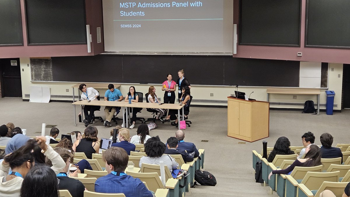 A_P_S_A's tweet photo. The first #BreakoutSessions of #SEMSS2024 @SEmdphd are underway! Check out sessions on post training career paths, #MSTP admissions, and finding good #mentorship! Such great opportunities for #doubledocs development @SEmdphd https://t.co/FnAeHqo8gE