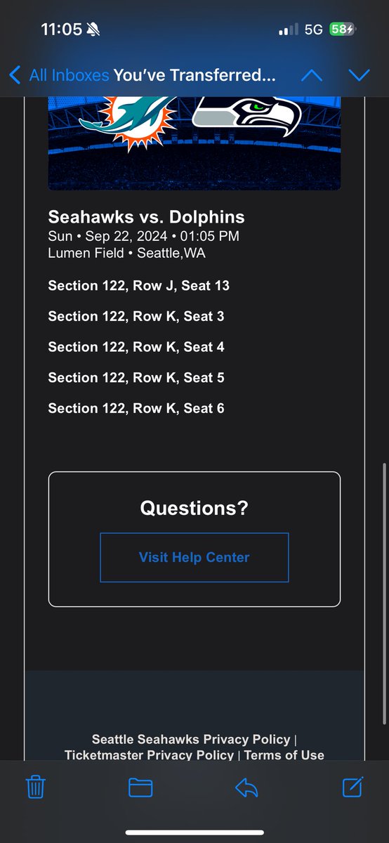 Armbound's tweet photo. @Ticketmaster  I hacked and tickets stolen waiting on call back from fraud please help! Event is tommorow. https://t.co/aCwxe957cf