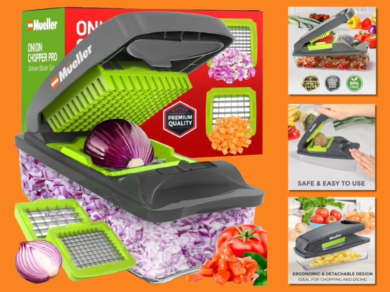 gadgetssell's tweet photo. Revolutionize Your Meal Prep with the Mueller Pro Series Vegetable Chopper 
Get It 👉 https://t.co/GyjYWqHD5V 
#Vegetables #chopper #Caturday https://t.co/CLxroe83jt