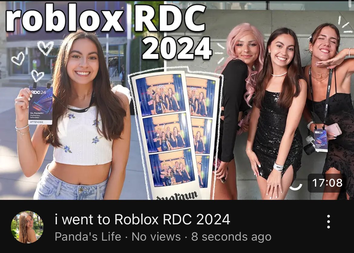 DaPandaGirl5's tweet photo. my RDC vlog is finally out!! #RDC24 

https://t.co/mPYs1N0y65 https://t.co/jI69mOBHeM