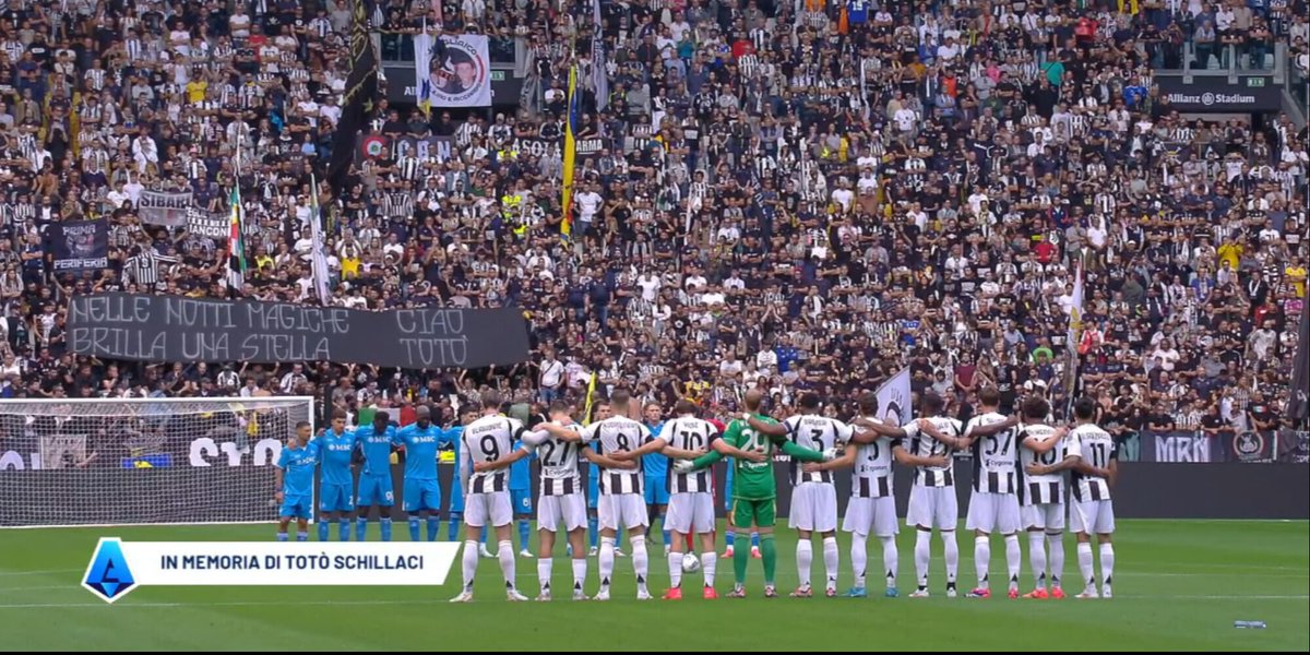 Tributo a Schillaci rovinato prima di Juve-Napoli: cosa è successo dlvr.it/TDWbMS