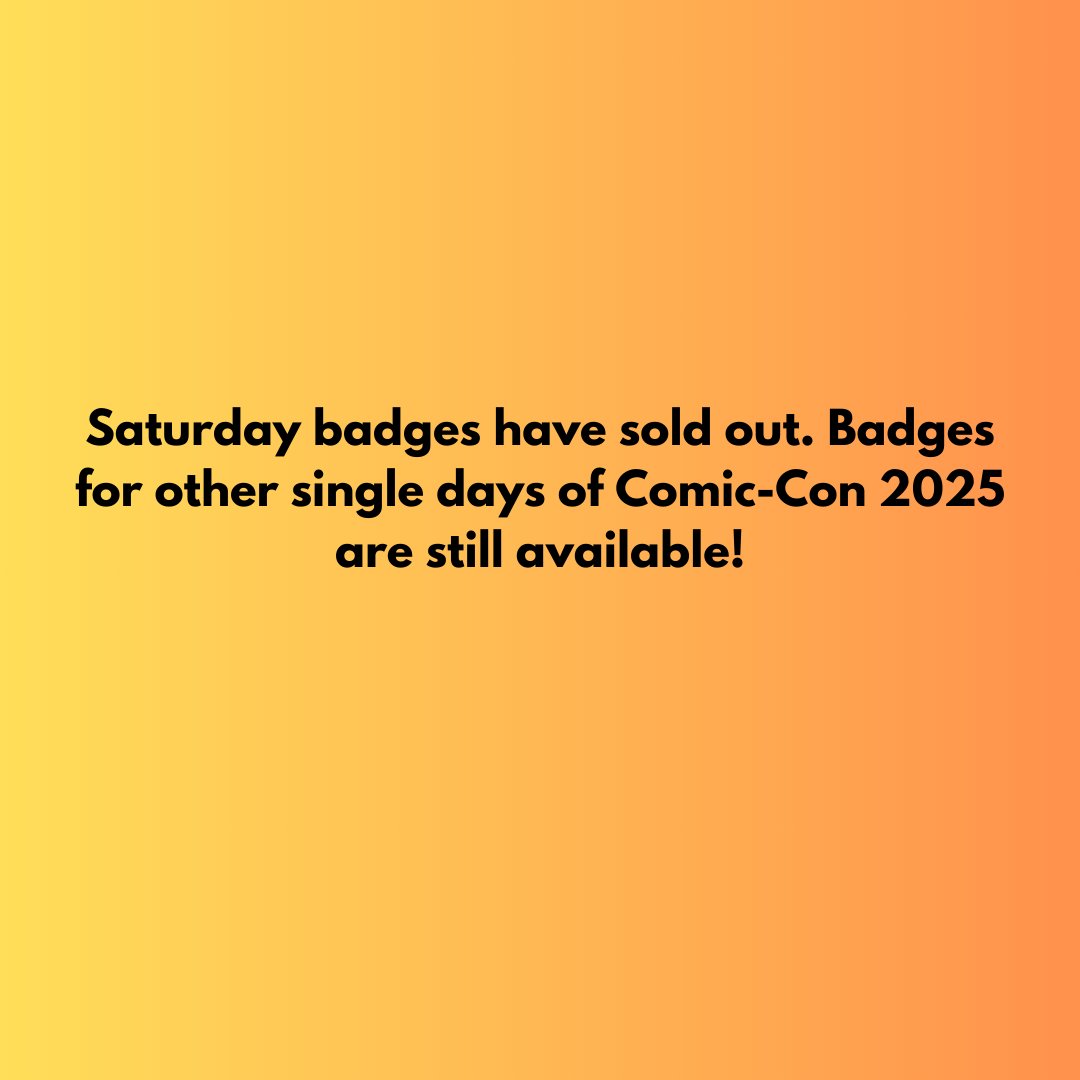 Comic-Con International (@comic_con) on Twitter photo 