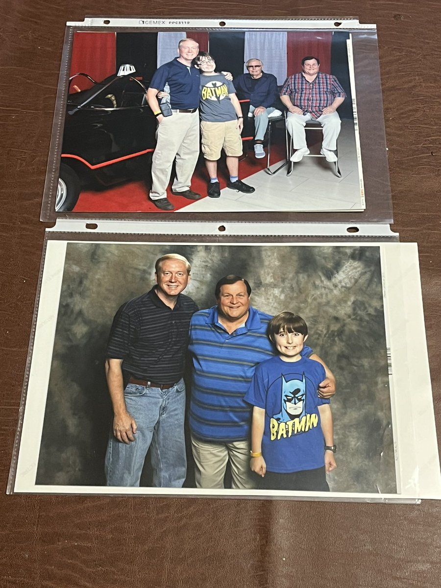dave_dave007's tweet image. Happy #BatmanDay to all Dark Knight fans. To celebrate, here are some photos of my son and I seeing #BatmanandRobin along with our favourite animated Joker @MarkHamill! We also met the always iconic #KevinConroy.