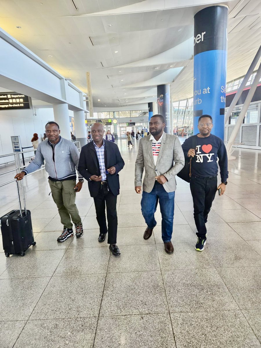 benuestategovt's tweet photo. The arrival of @HyacinthAlia, the Executive Governor of Benue State in the United States of America, where he will be participating in the 79th United Nations General Assembly.

His Excellency was warmly received by the advance team at the JFK International Airport, New York. https://t.co/wzGGjD0WGG