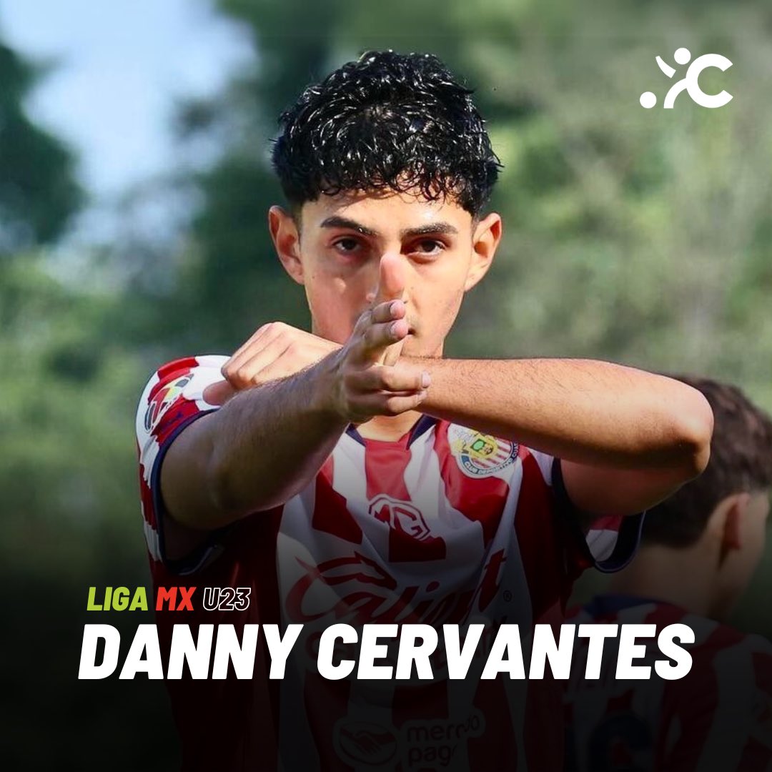 lacanteramx_'s tweet photo. 🐐 Daniel Cervantes (21) llegó a 20 goles en fuerzas básicas.

El futbolista cerró la cifra en su reciente incorporación a Chivas, después de haber jugado con Atlas por tres años.

Danny fue el delantero de mayor efectividad goleadora en la Liga MX Sub-23 durante el AP23. https://t.co/W9wdcXIljS