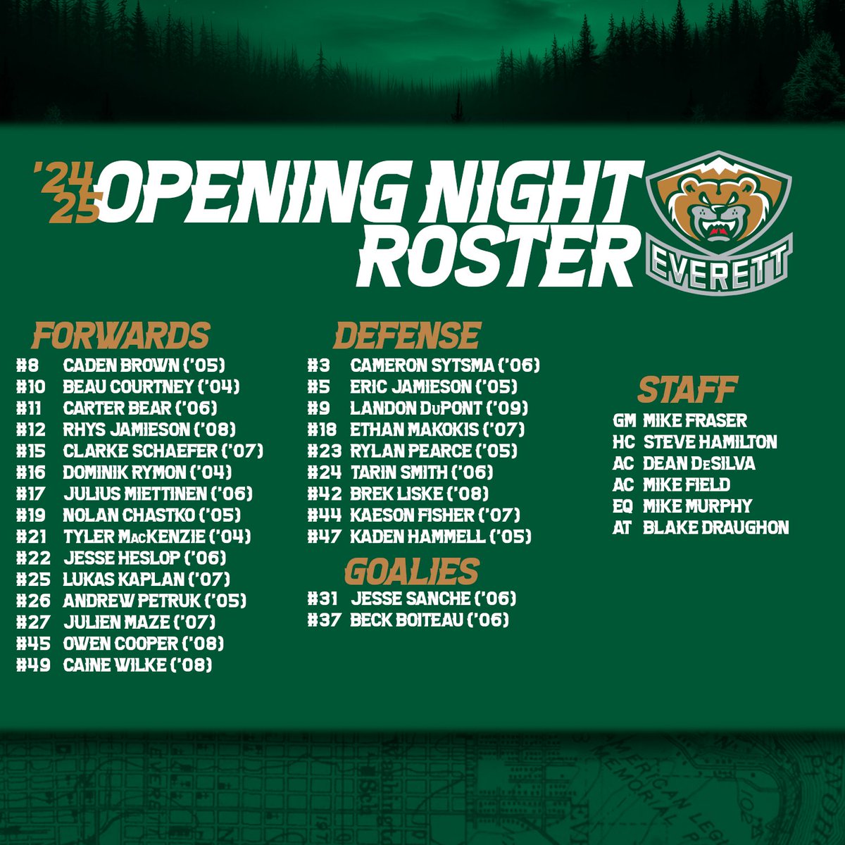 WHLsilvertips's tweet photo. The squad! #ForEverett https://t.co/7MTwFwi34Z