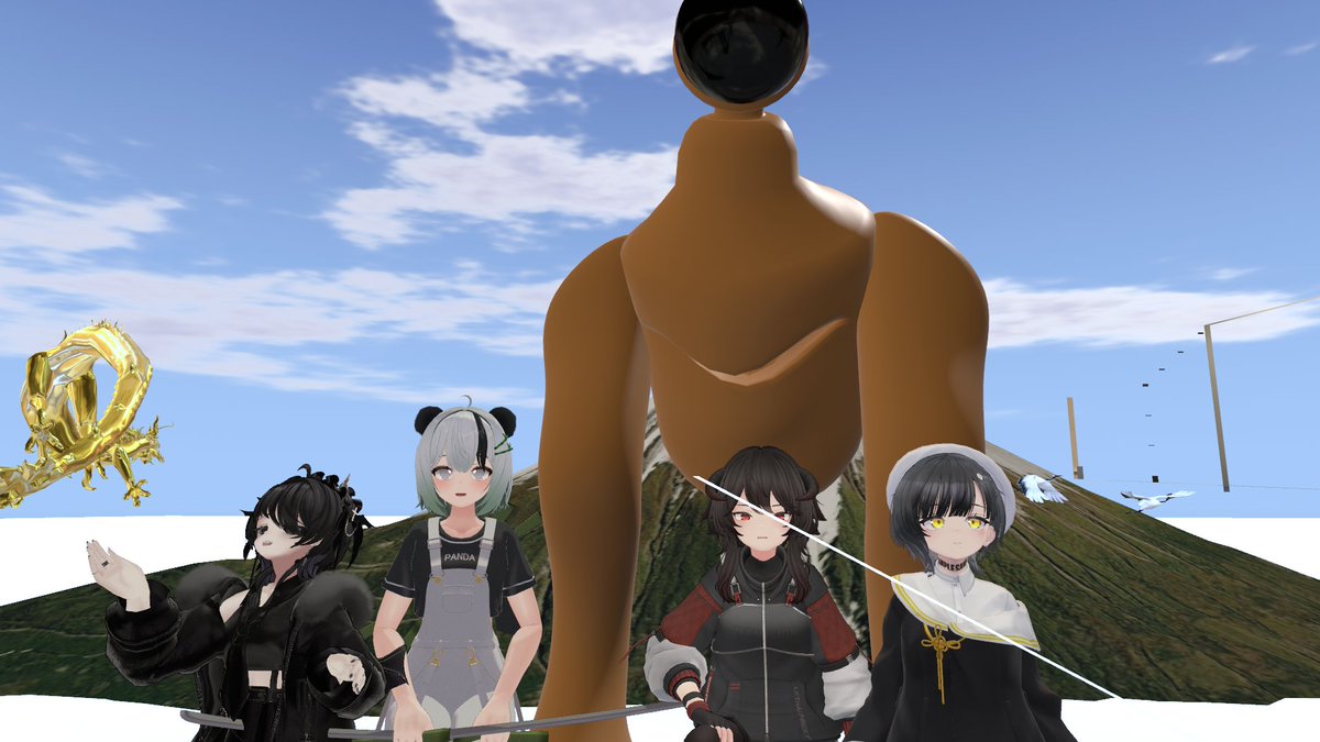 touhuu3's tweet photo. #ob集会 地球の探索に来てる宇宙人と遭遇しました #VRChat https://t.co/ufKeXFLGyF