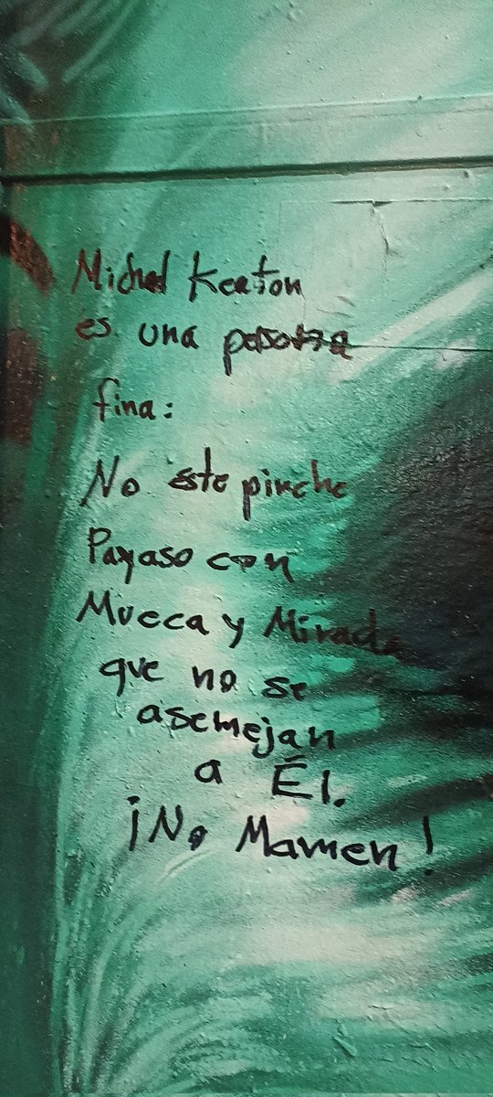 Él lo conoce, y es una persona fina...