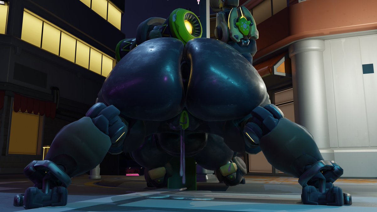 she's asking for your help nicely 
wyd? 🤔

Orisa model by @/snips456fur