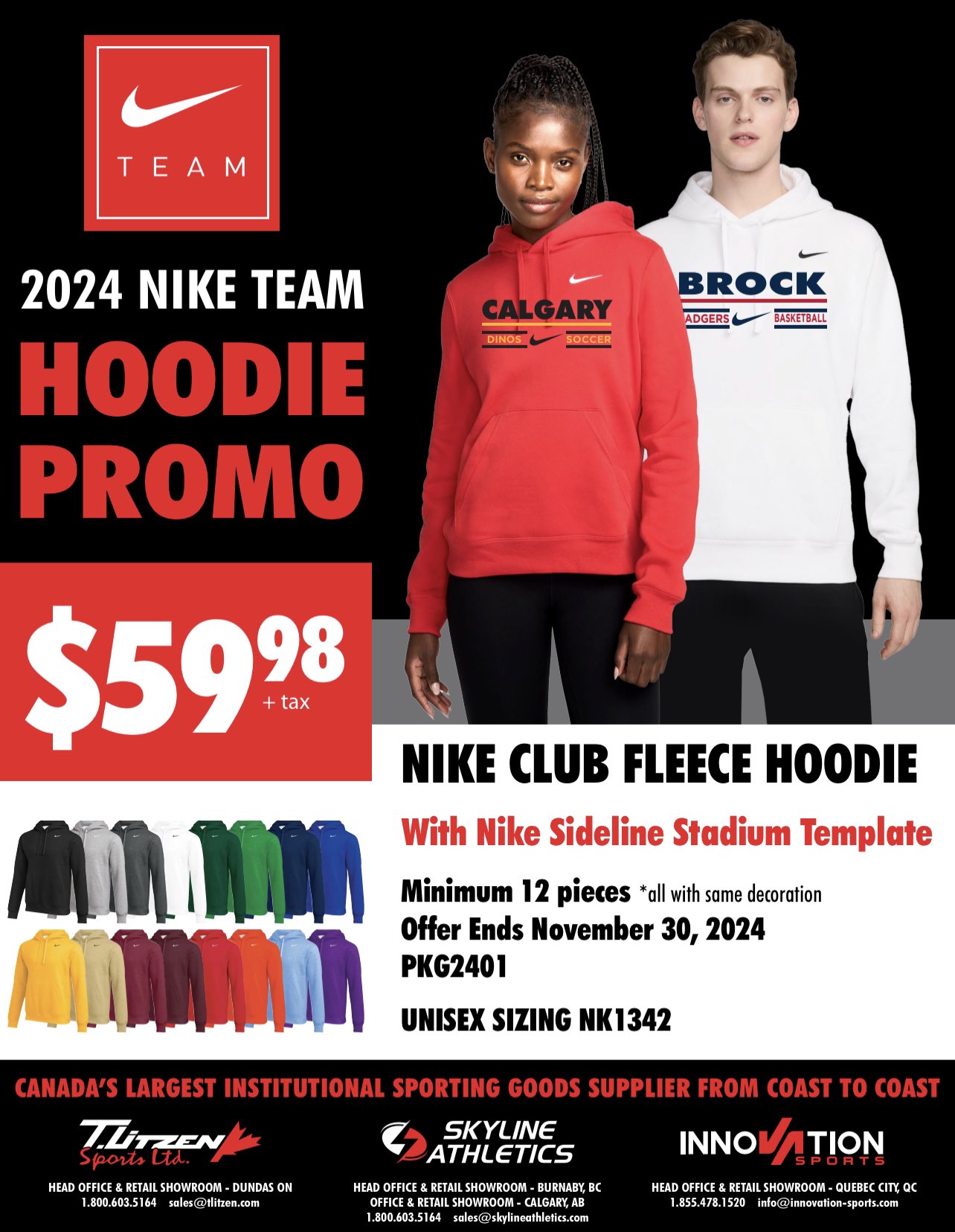 T.Litzen Sports on X Get your team ready for the season with the 2024 Nike Team Hoodie Promo DM us to get set up or contact your designated rep today TeamGear